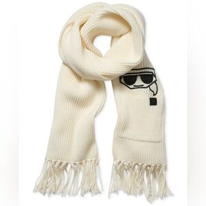 KARL LAGERFELD PARIS Karl Head Pocket Scarf